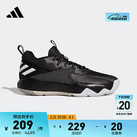 adidas 阿迪达斯 官方利拉德CERTIFIED男女签名版实战篮球运动鞋 黑/灰/白 46(285m
