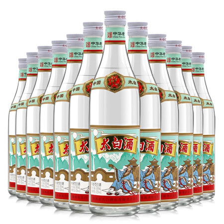 太白 优级太白 52%vol 凤香型白酒 500ml*12瓶 672元