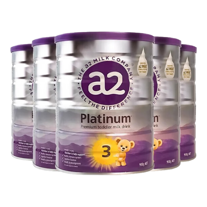 a2 澳洲紫白金版 3段 婴幼奶粉 900g 6罐 1111.5元
