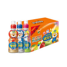88VIP：Pororo 韩国进口啵乐乐混合装235ml*12瓶儿童果汁饮料草莓水蜜桃牛奶礼