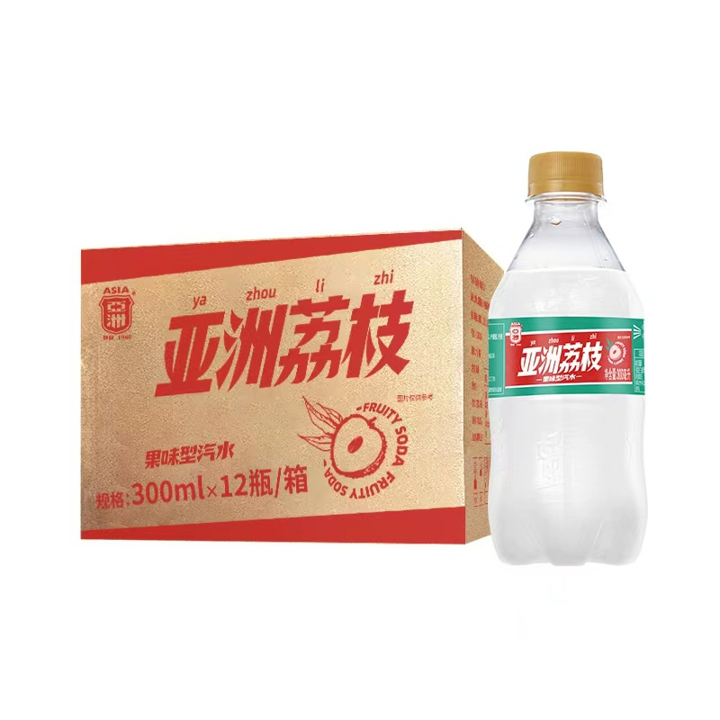 ASIA/亚洲荔枝汽水碳酸饮料300ml*12瓶 券后14.9元