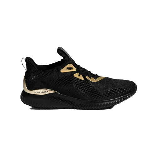 adidas 阿迪达斯 Alpha Bounce 1 中性跑鞋 FZ2196 黑色/金金属 37 187.01元（需用券）