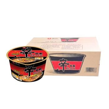 NONGSHIM 农心 辛拉面 Black 豚骨风味碗面 101g*16 116元