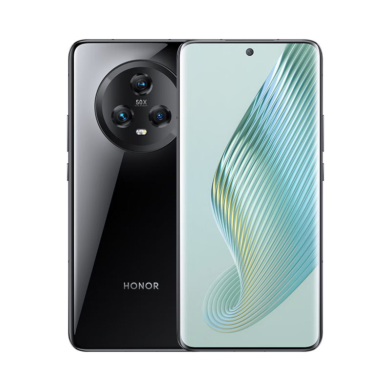 PLUS会员: HONOR 荣耀 Magic5 5G手机 12GB+256GB 亮黑色 第二代骁龙8 2485.51元包邮（