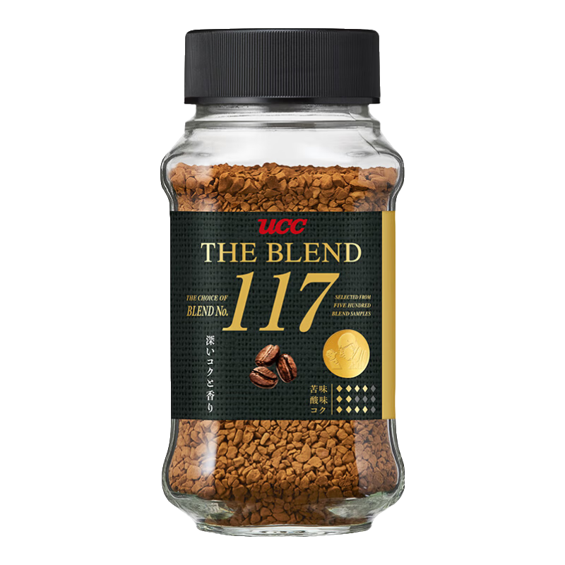UCC 冻干 咖啡粉 117单瓶装70g 32元