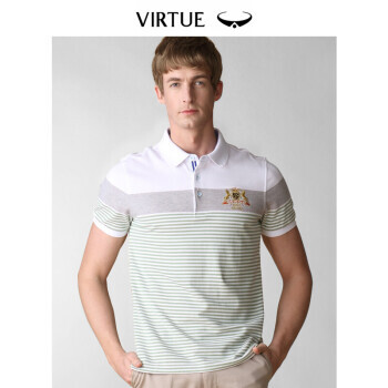 限尺码：Virtue 富绅 男士短袖Polo衫 TF012513 36元包邮