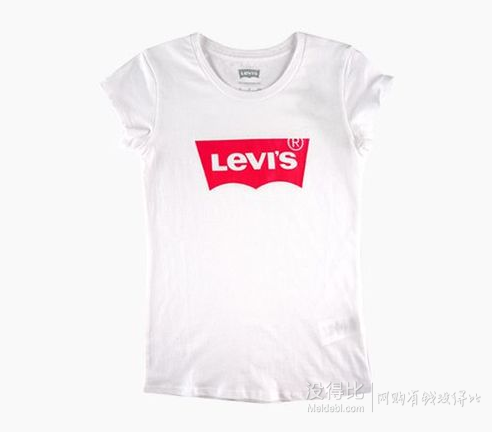 Levi's 李维斯 kids 女大童圆领T恤 72元（89元，第二件5折+9.6折）