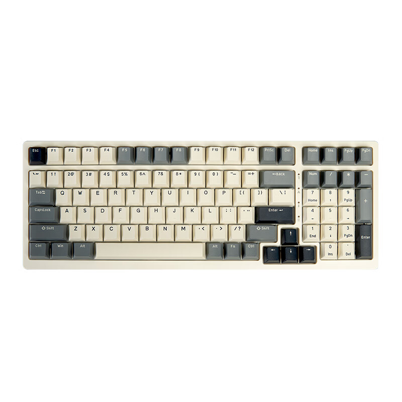 8日0点、新品发售：RK 98 三模机械键盘 98配列 茶轴 RGB 五十度灰 199元