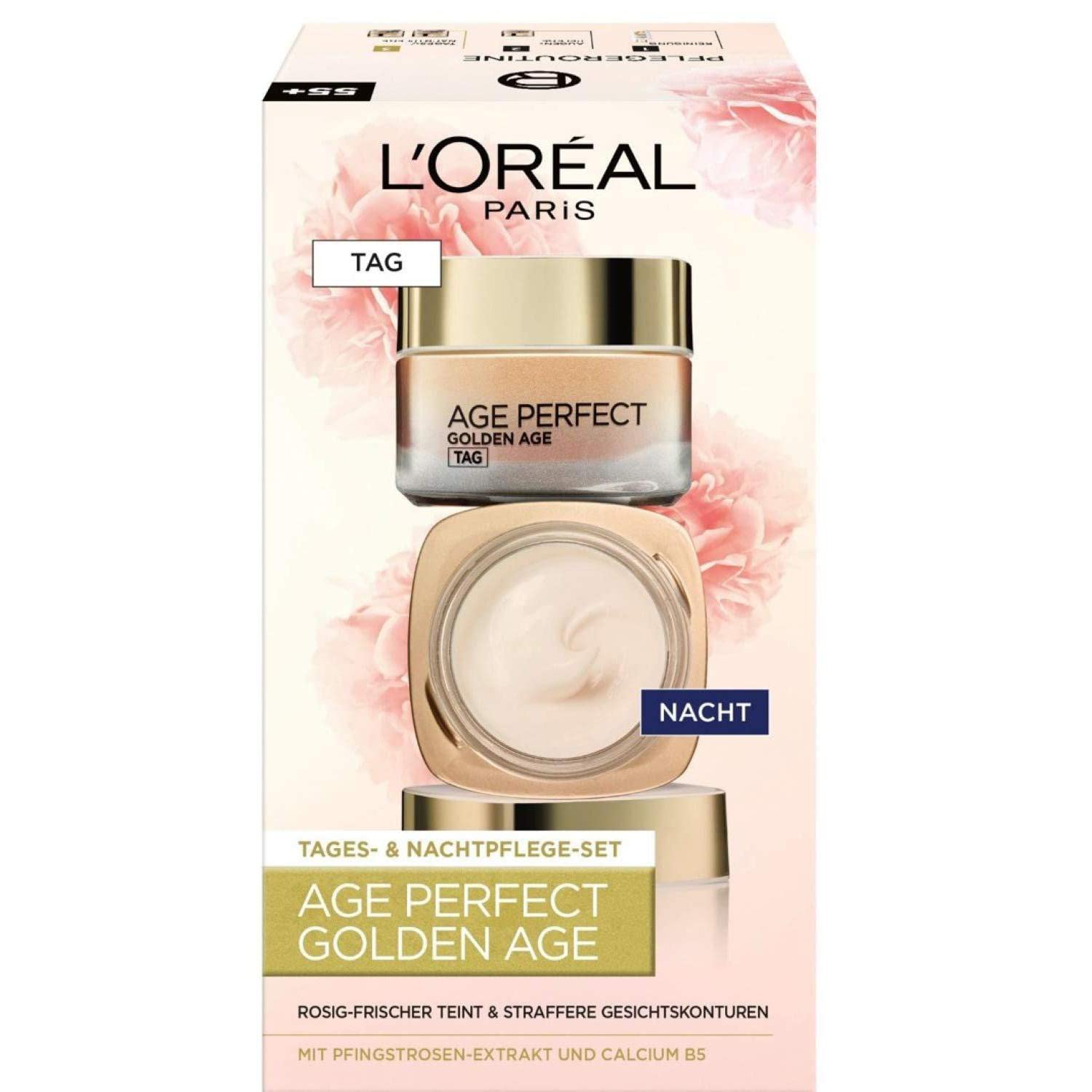 L'OREAL PARIS Perfect Golden Age 日夜面部护理套装 50ml*2 132.77元包邮（含税）