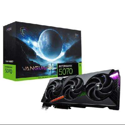 MSI微星 神龙 GeForce RTX 5070 12G VANGUARD SOC 电竞游戏设计智能学习独立显卡 6267.5