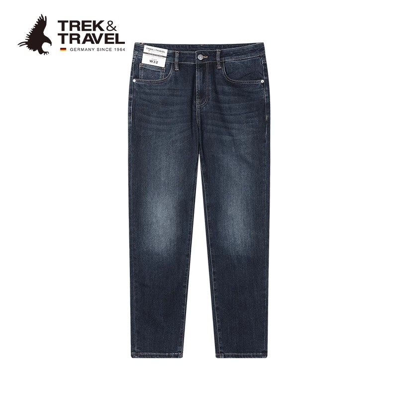 TREK＆TRAVEL 德国飞鹰 男士牛仔裤 P91363366 156元