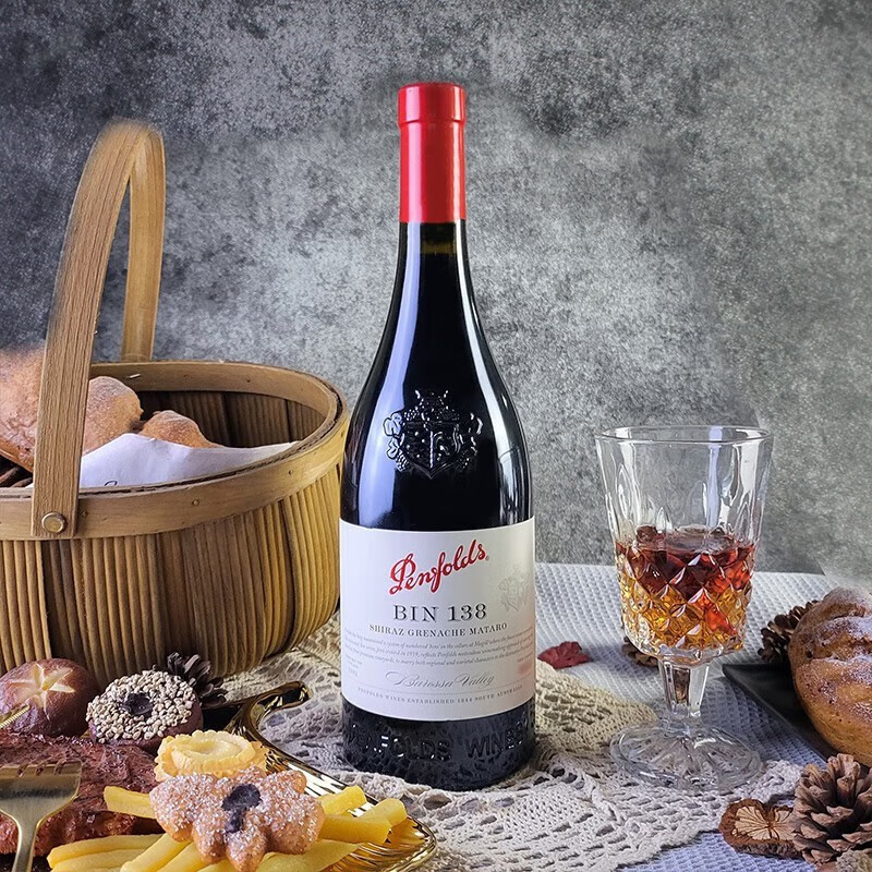 Penfolds 奔富 BIN138红葡萄酒 澳洲原瓶进口红酒 750ml 单支（木塞） 168元