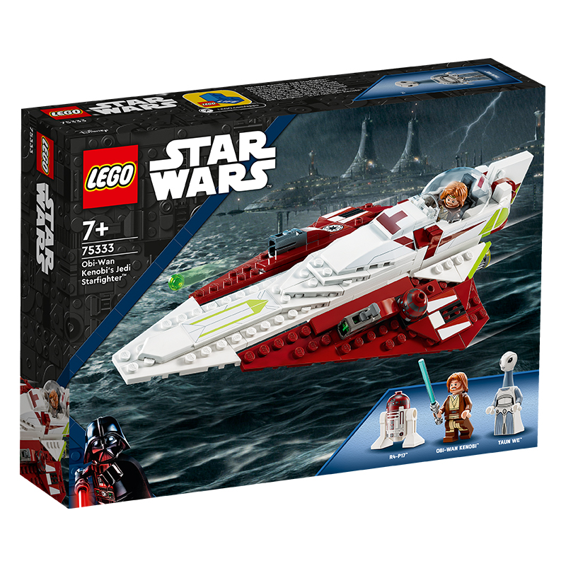 LEGO 乐高 积木玩具 星球大战系列 75333 欧比旺克诺比绝地星际战斗机 7岁+ 186.75元