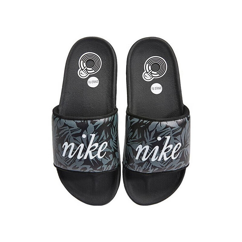 NIKE 耐克 女子拖鞋OFFCOURT SLIDE PRINT运动鞋DV8355-001 黑色 36.5码 129元