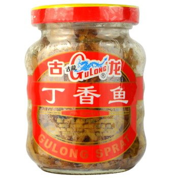 GULONG 古龍 丁香鱼罐头 110g 3.46元