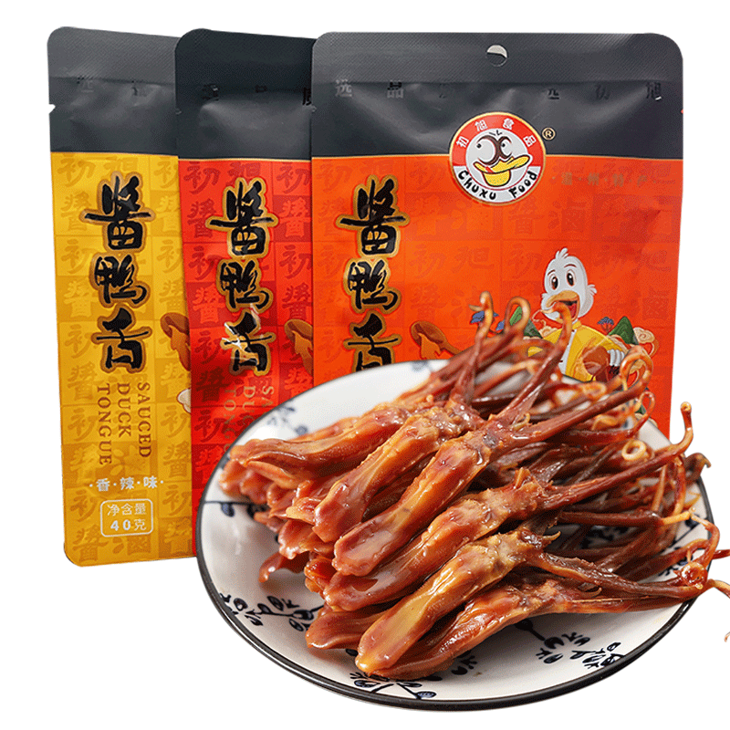 温州小吃、值选：chuxufood 初旭食品 酱鸭舌头 经典原味 净重480g/包 93.75元包