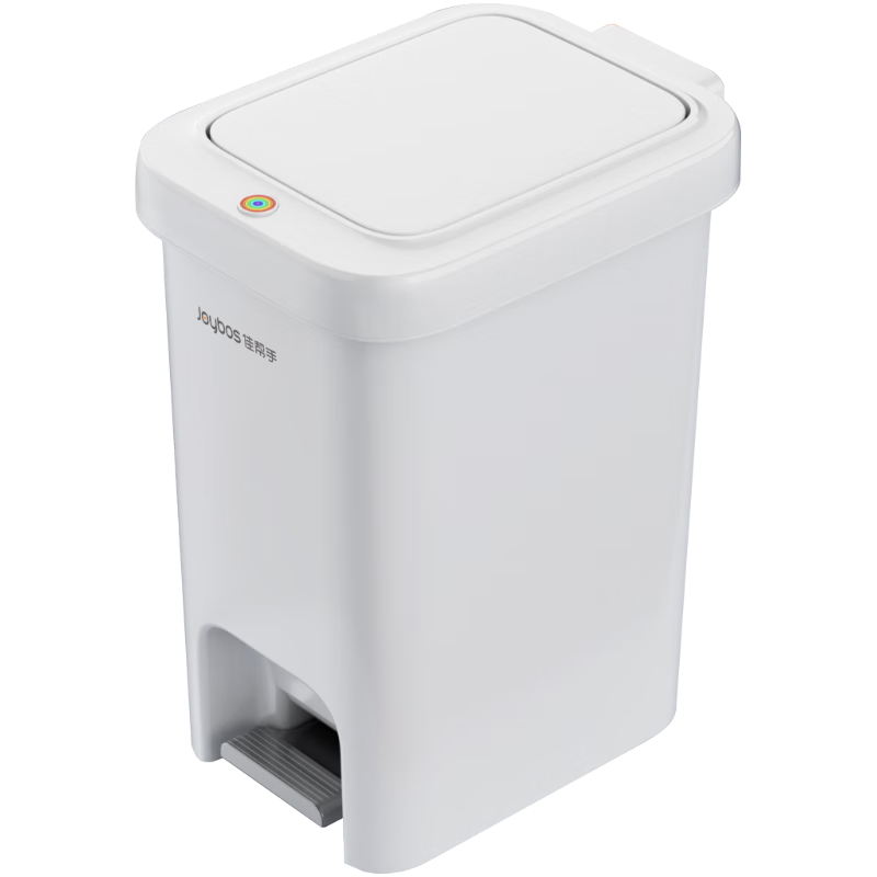 佳帮手 脚踏双开带盖垃圾桶 8L 16.9元