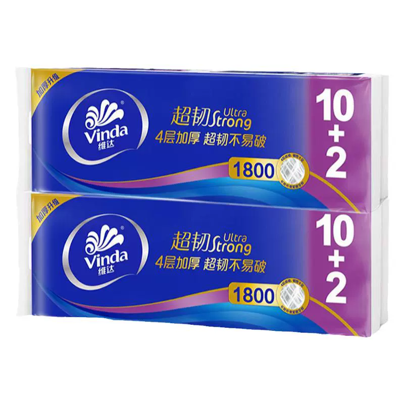 Vinda 维达 无芯卷纸12卷1800g ￥20.35