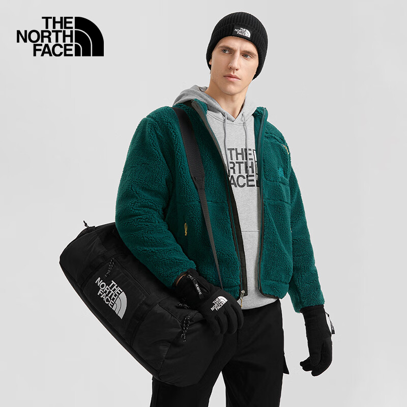 THE NORTH FACE 北面 羊羔绒外套男秋冬户外加厚保暖抓绒衣7W7I D7V/绿色 L ￥399