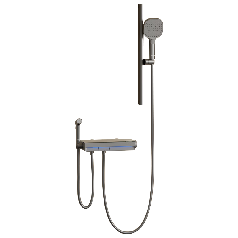 箭牌 F600三功能花洒琴键大置物增压花洒淋浴花洒套装AE33185MZGGSP-P 1116.9元