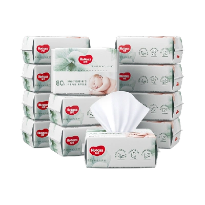 88VIP：HUGGIES 好奇 宝宝小森林柔巾 80抽*12包 41.6元+300淘金币（61.6元+返20元超