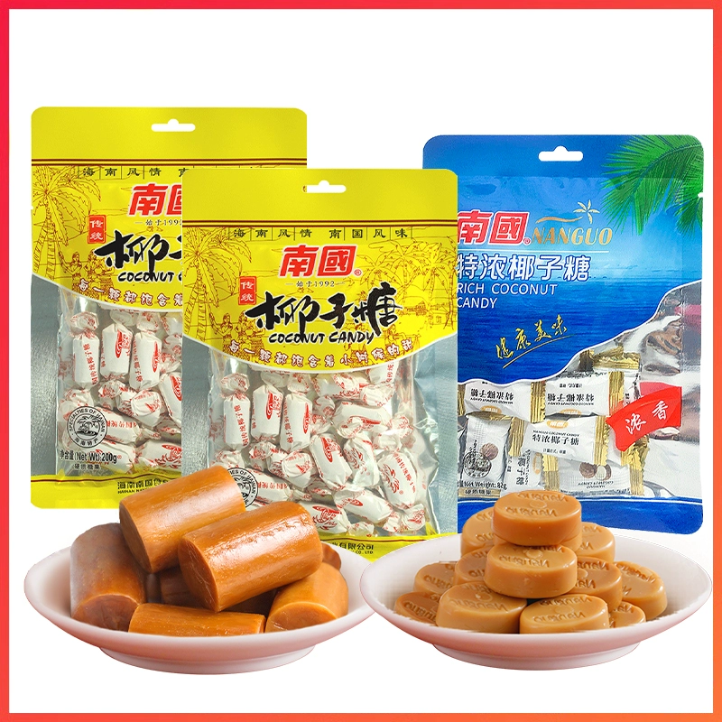 南国 传统椰子糖组合200g*3袋 券后19.9元