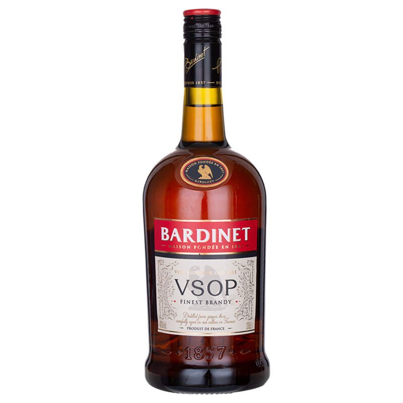 春焕新：BARDINET 必得利 洋酒 VSOP 白兰地 1L 71.25元（需买2件，需用券）