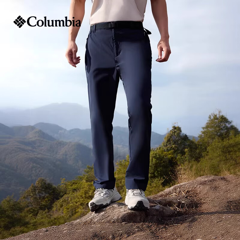 Columbia 2026春夏新品户外男裤拒水防风UPF50防晒休闲运动修身长裤 369元（需用
