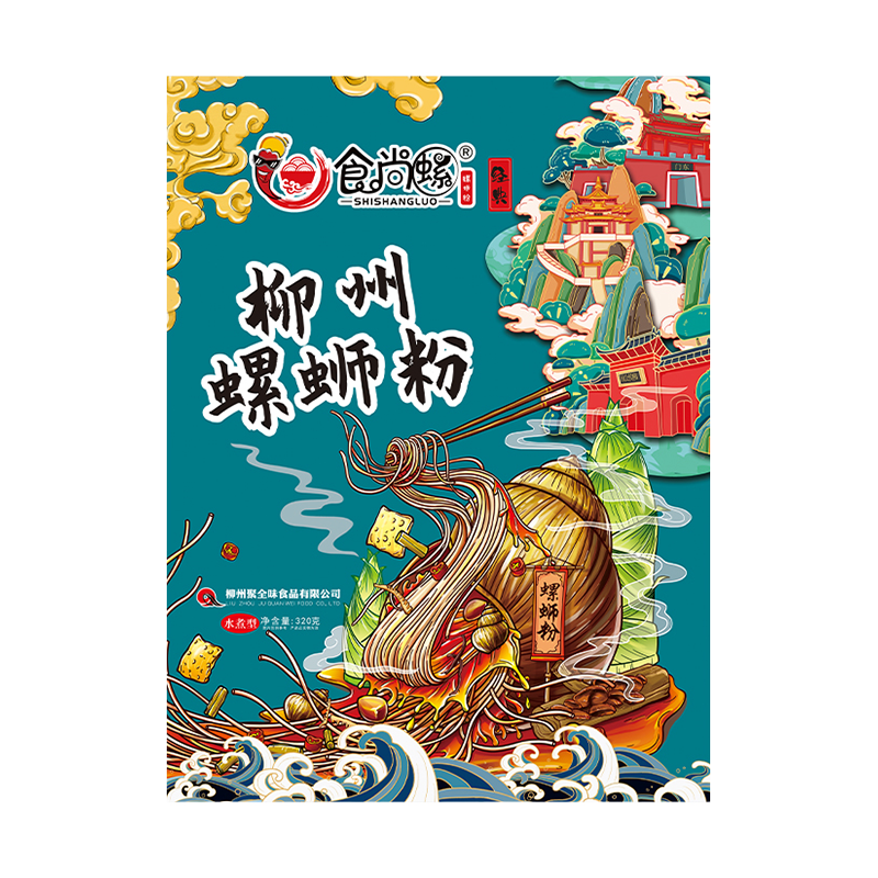 PLUS会员:食尚螺 加辣加臭螺蛳粉370g*6包 39.35元（合6.56元/包）