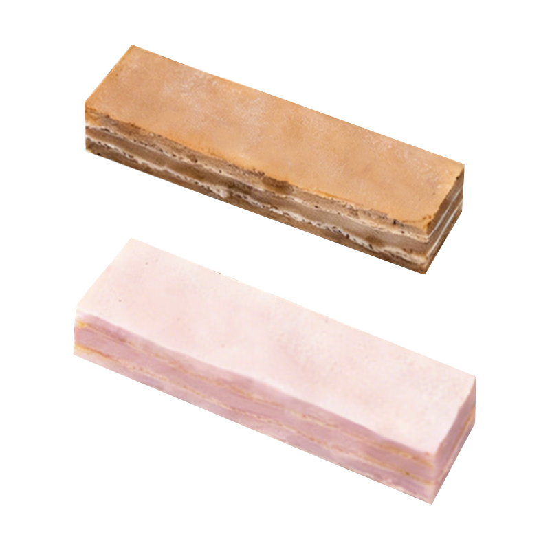 鲜京采 奶香芋泥+咸奶茶奶皮子 千层蛋糕 奶皮子千层双拼咸奶茶+芋泥 37元