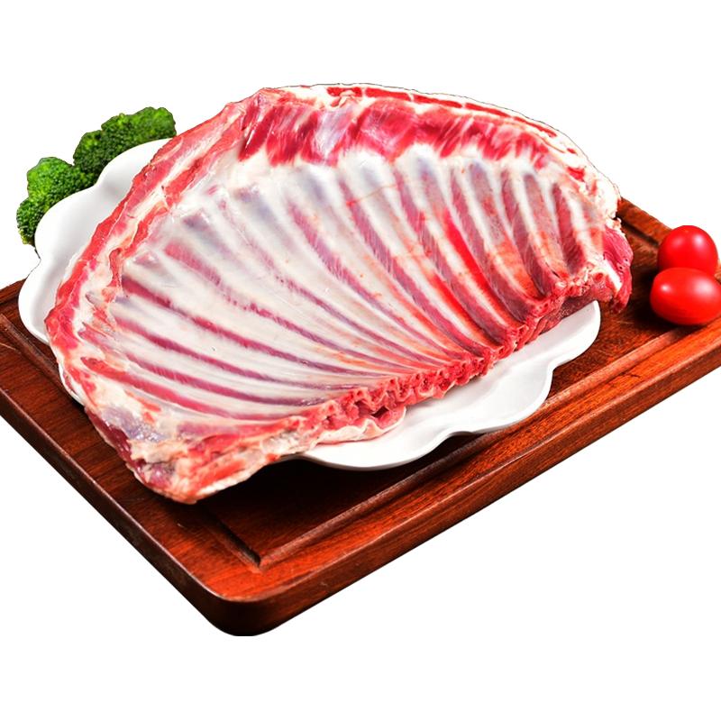 羊小柒 都有货宁夏滩羊肉生鲜原切羔羊肋排1500g(折合26.3一斤) 79元（需用券