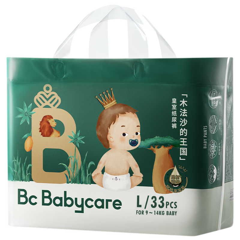 babycare 皇室木法沙的王国拉拉裤 L66片*2件（尺码任选） 199.9元（合99.95元/件+