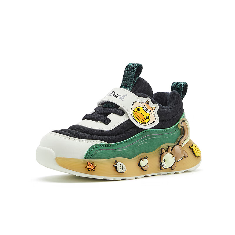 B.Duck 小黄鸭 儿童冬季新款加棉运动休闲棉鞋（3种颜色可选） 70元（需用券