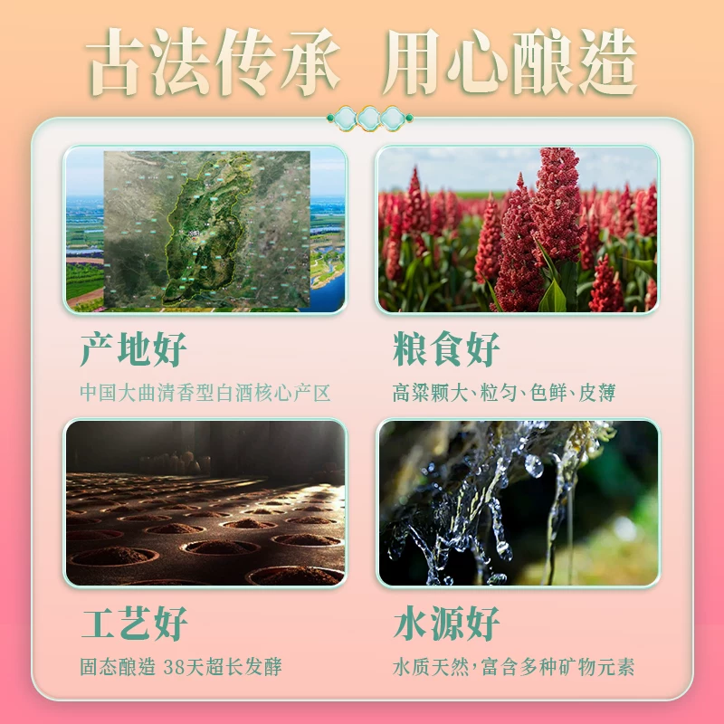 金汾河 纪念版 53%vol 清香型 白酒 500mL 21.1元 - 86线报
