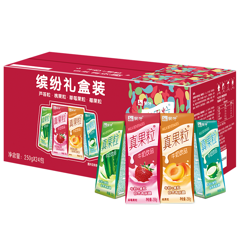 mengniu 蒙牛 酸酸乳乳酸菌果茶桂花鸭屎香味风味饮料利乐包250g×24