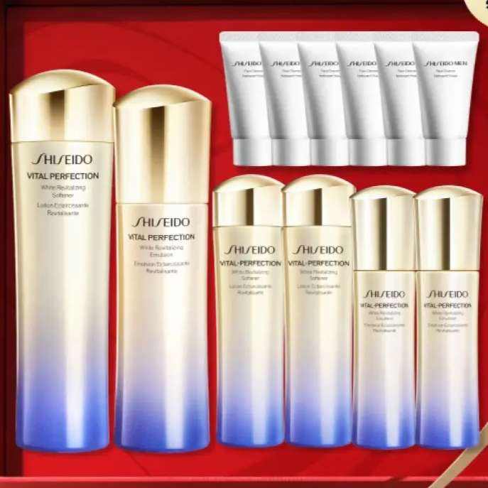 plus:自营 资生堂（SHISEIDO）悦薇清爽型水乳套装 礼盒+赠悦薇珀翡亮肤乳50ml*2