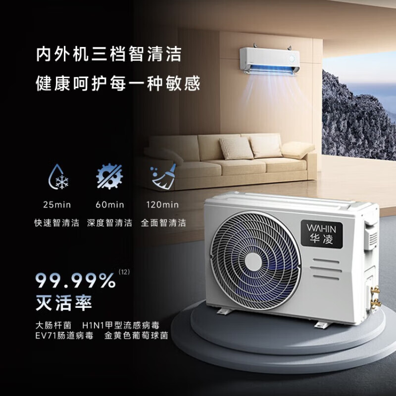華凌 空調 KFR-35GW/N8HE1Pro 新一級能效 壁掛式空調 1.5匹 1157.2元（需用券）