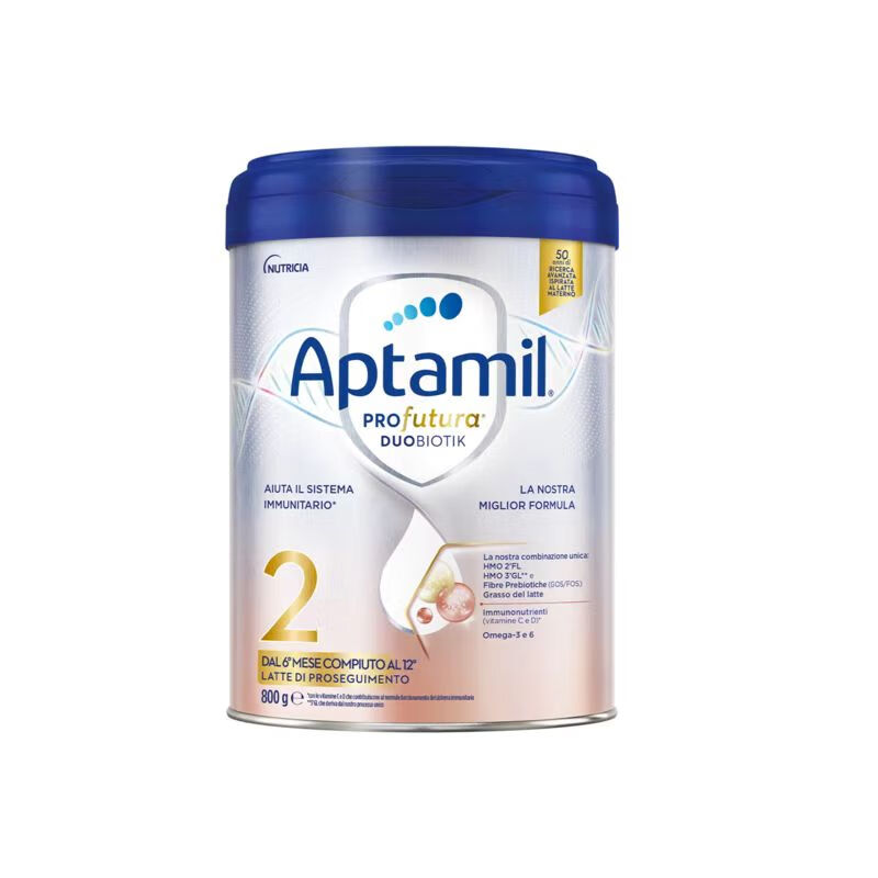 Aptamil 爱他美 意大利语版白金婴儿配方营养奶粉2段800g 183.35元（需用券）