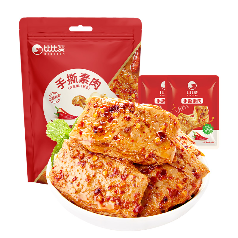 88VIP：bi bi zan 比比赞 香辣手撕素肉 220g 20包 8.46元