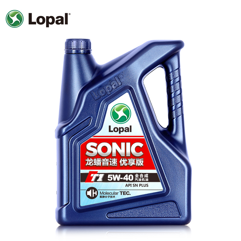 LOPAL 龙蟠 SONIC T1 5W-40全合成机油SN PLUS汽车发动机油4L 87.58元（需用券）