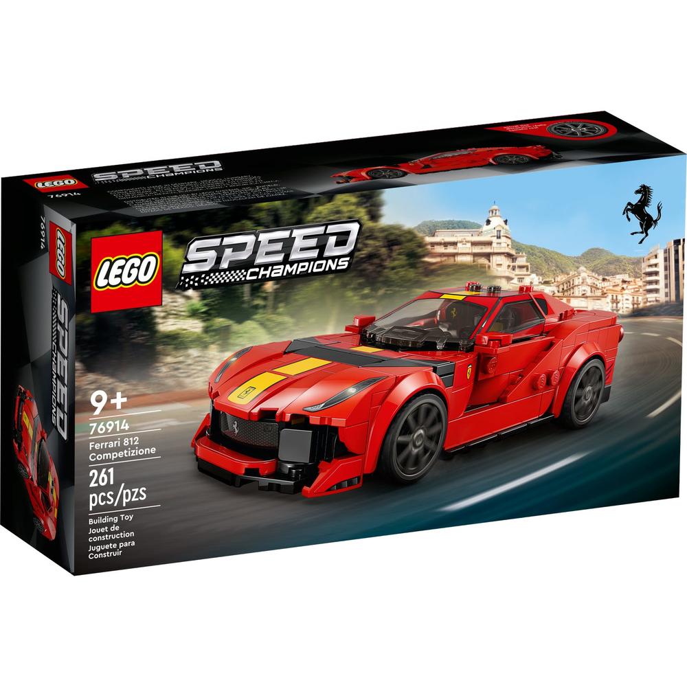88VIP：LEGO 乐高 Speed超级赛车系列 76914 法拉利 812 Competizione 170.05元包邮（双