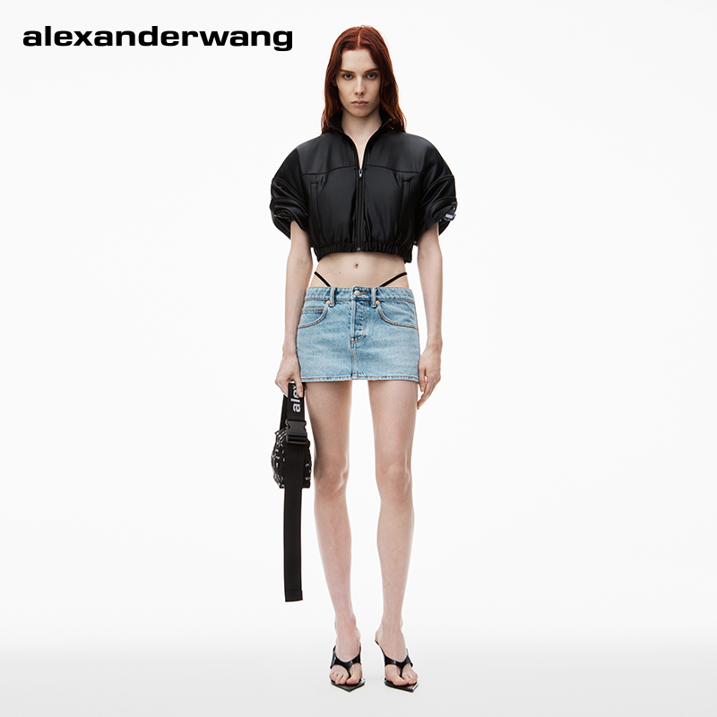 alexanderwang Alexander Wang 亚历山大·王 女士迷你半身裙 4DC3245409471A 2190元