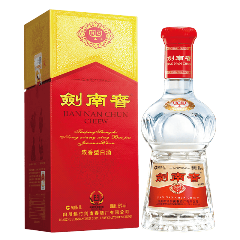 剑南春 水晶剑 52度 1000mL 单瓶装