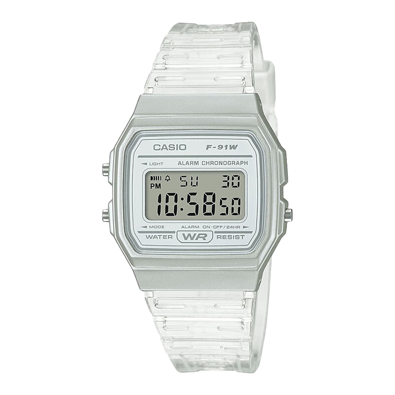 CASIO 35.2毫米石英腕表 F-91WS-7 101元
