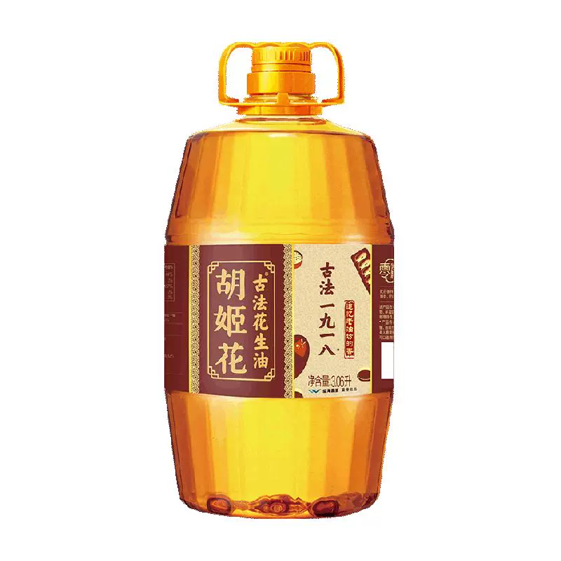 胡姬花 古法一九一八花生油3.06L/桶 ￥81.61