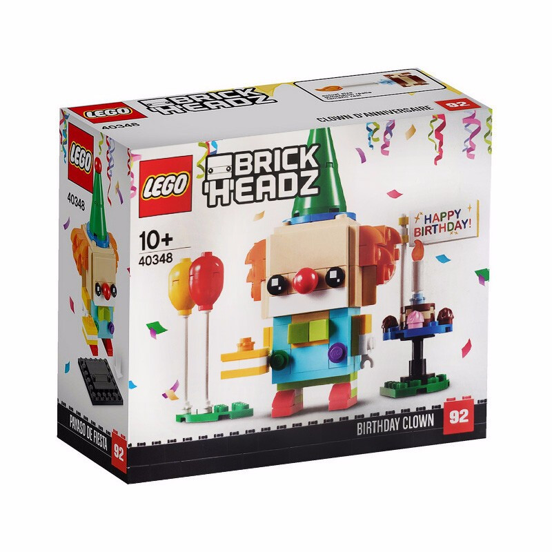 LEGO 乐高 BrickHeadz方头仔系列 40348 生日小丑 77元