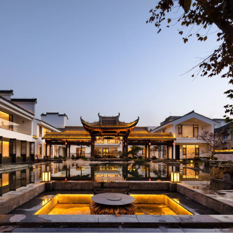 安徽泊心云舍徽圣堂/明经园2店1-2晚/下午茶/接站 980元