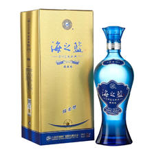 YANGHE 洋河 海之蓝 蓝色经典 旗舰版 52%vol 浓香型白酒 520ml 单瓶装 129.78元（