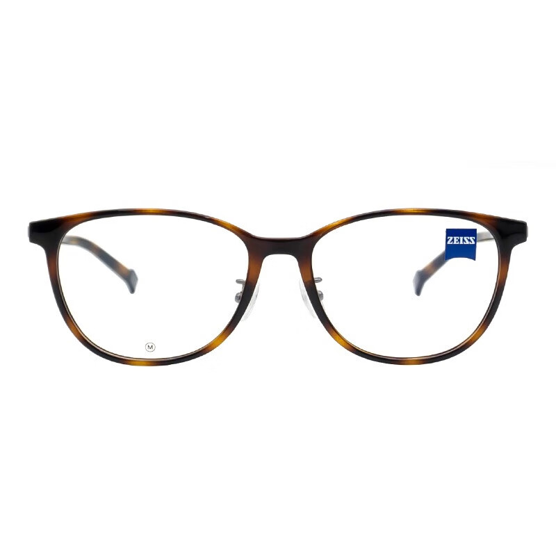 ZEISS 蔡司 镜架新款男女款板材+钛超轻时尚休闲近视眼镜框全框ZS22710LB 230 玳