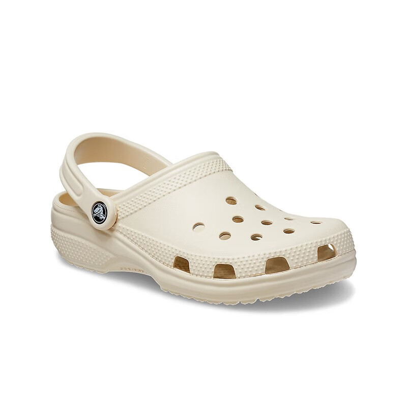 crocs 檀健次同款经典洞洞鞋轻便百搭女沙滩鞋包头拖鞋男鞋|10001 骨白色-2Y2(